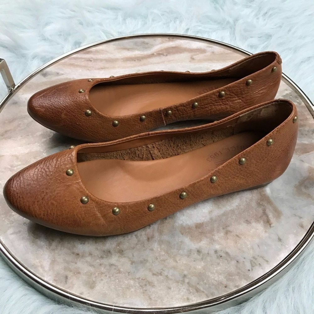 Kork Ease Violette Studded Ballet Flats Gem